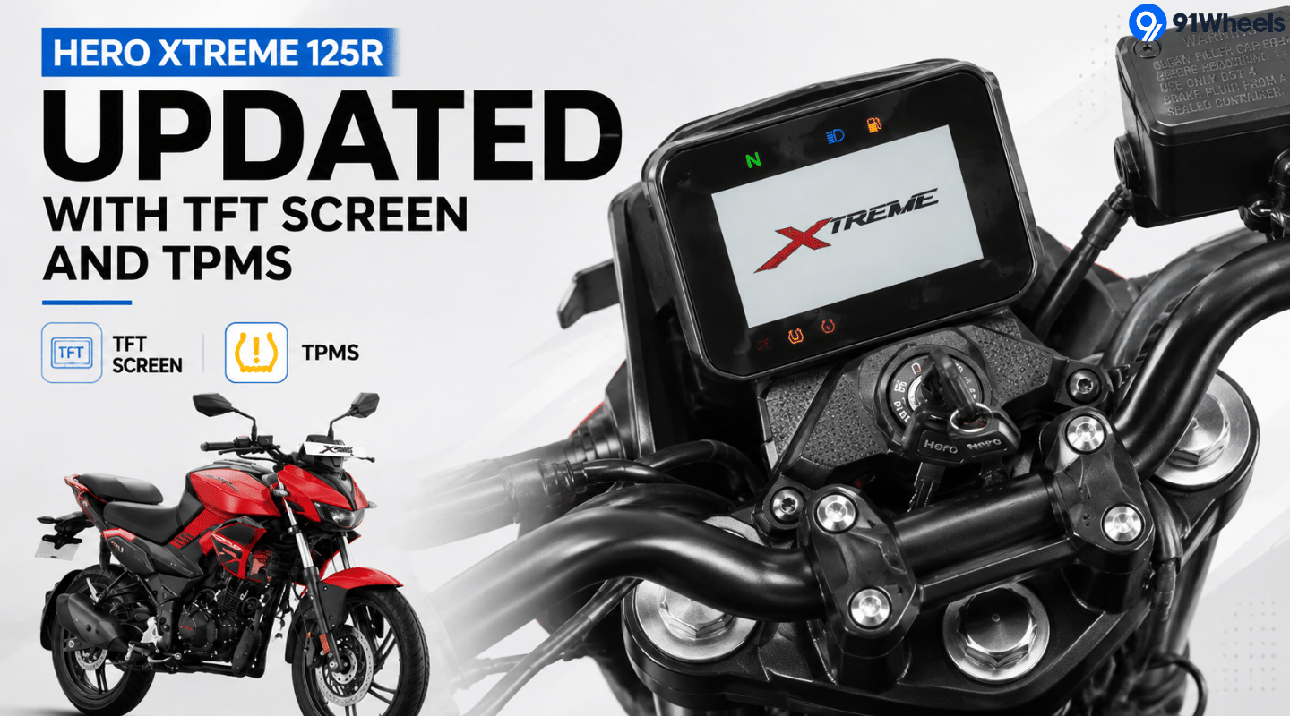 Hero Xtreme 125R Updated With TFT Screen and TPMS 